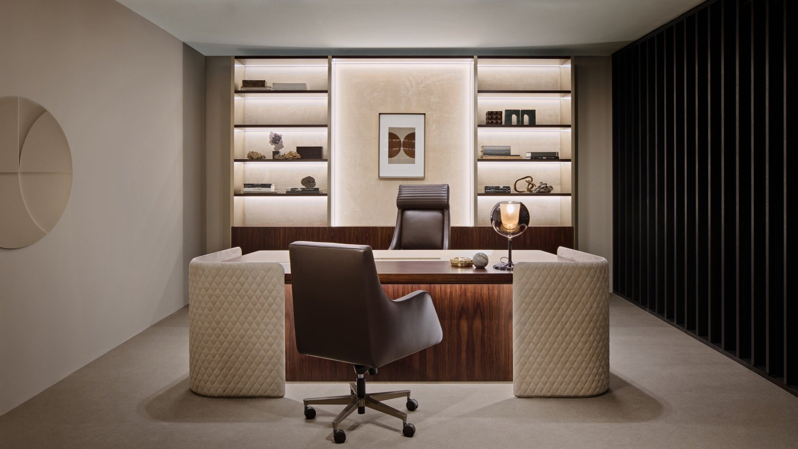 Nussbaum amber Furnier mit 20 gloss Oberfläche