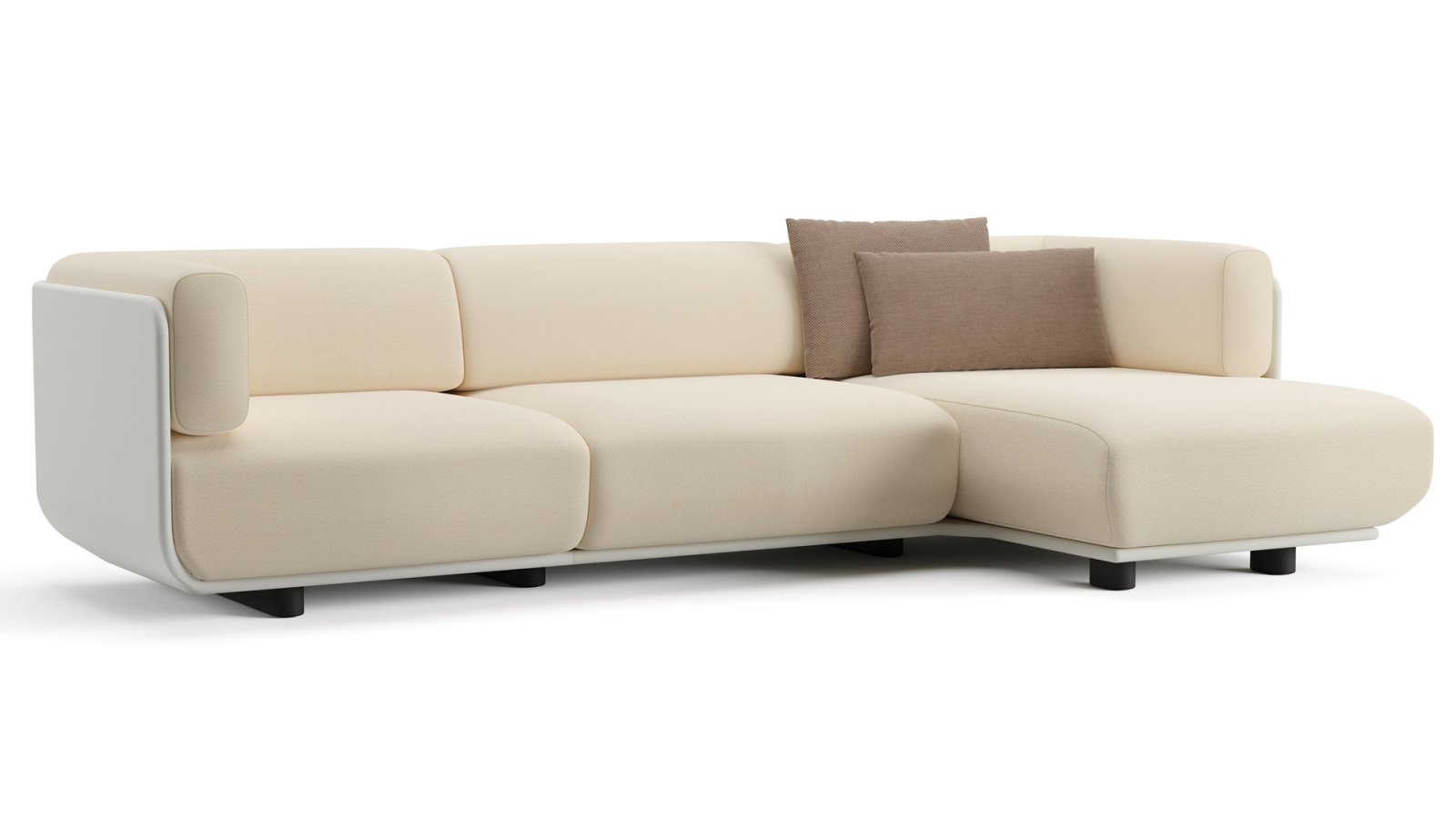 Sofa Shaal von Arper in einer Empfangslounge