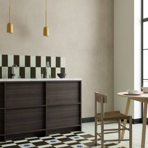 Musterfliese Square Orange aus der Kollektion Mattonelle Margherita von Mutina