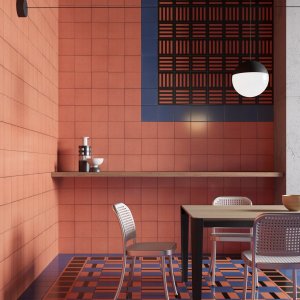 Glasiertes Feinsteinzeug Square Black, Mattonelle Margherita von Mutina