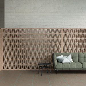 Detail der dreieckigen Öffnungen von Celosia