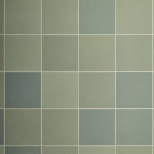 Quadratische Mews Platten in Chalk im praezisen Raster
