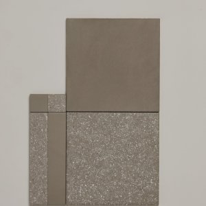 Kollektion Time von Mutina mit den Texturen Rough und Smooth nebeneinander, Design Barber und Osgerby