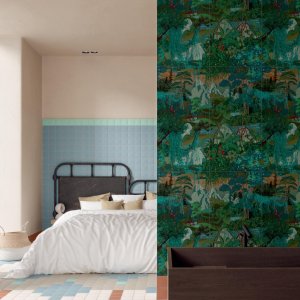 Paper41 Up Dekor Carla an einer Wand im Pausenraum