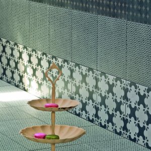 Detail des Azulej Musters Estrela von Mutina