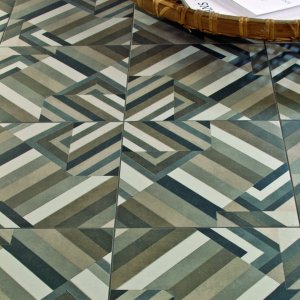 Detail des Azulej Musters Gira von Mutina