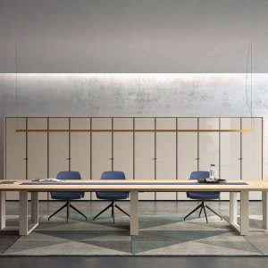 Quadratischer Arche Tisch fuer acht Personen