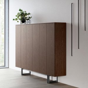 Rechteckiger Ellan-Besprechungstisch 240 mal 140 cm mit schwarzem Rahmen