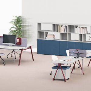 Archiutti-Lay-Pausenmöbel mit offenen Fächern für Kleingeräte