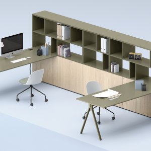 Kadertisch Lay auf einem 160 cm breiten Sideboard