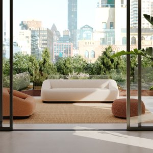 Struktur aus expandiertem Polypropylen des Aom Sofas
