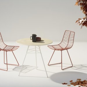 Arper Leaf Lounge-Sessel mit abnehmbarem Frontkissen