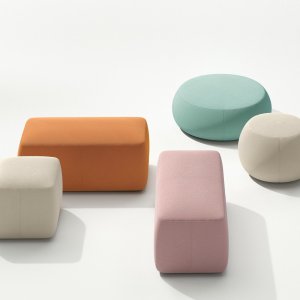 Niedriger Pix Hocker mit 55 cm