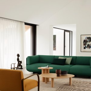 Rückansicht der Schale des Sofas Shaal