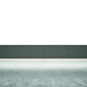 Kabelwirbel aus Stoff unter der Lux Theke
