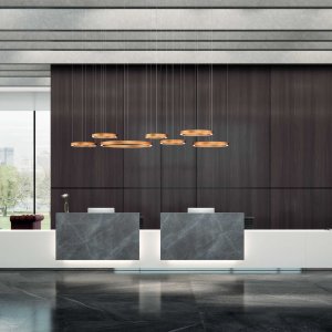 Lux Regale aus bedrucktem Glas in Weiss