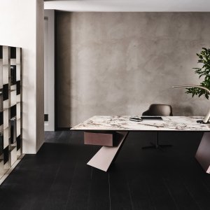 Nasdaq Keramik mit Keramikplatte von Cattelan Italia