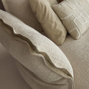 Lederpaspel Soffio am Sofa Nuvola von Cierre