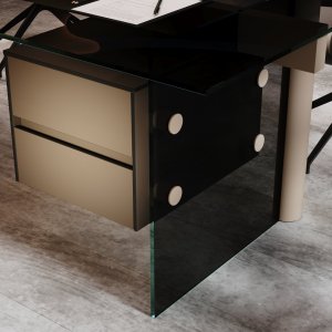 Beistelltisch Cloud 120 × 60 cm bei den Besuchersesseln