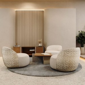 Sieben Push-pull-Schubladen des Ginza Towers ohne Griffe