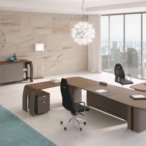 Monitorlift am Sitzungstisch AlfaOmega von Codutti