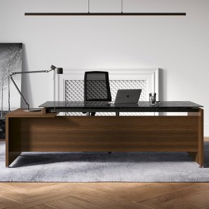 GO STEEL Schreibtisch auf Metallrohrständern 120×40 mm