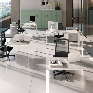 Schallabsorbierende Trennwand der Serie Loft