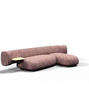 Nahtdetail des Sofas Dorothea
