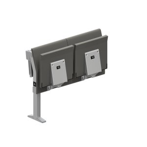 Ablagekorb unter der E5000 Bank