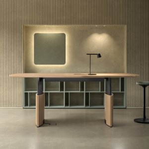 Gebogener Griff unter der Platte beim Eleva Sideboard