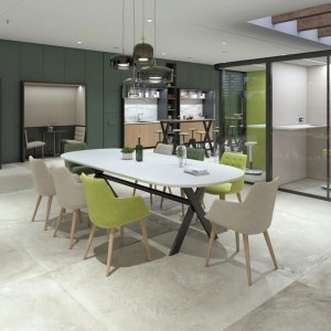 Sant'Andrea Arbeitszimmer mit Schrank in Eukalyptus