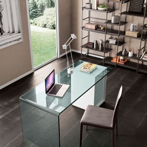 Schubladenelement Rialto aus gebogenem Glas