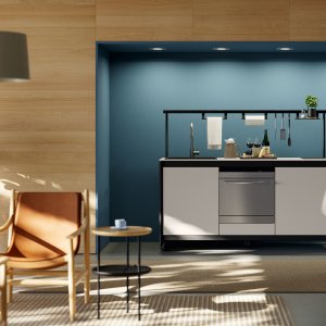 Spritzschutz einer Fluido Kitchenette von Martex