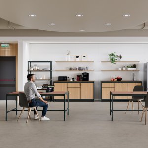 Nero-Aluminium an einer Fluido Kitchenette von Martex