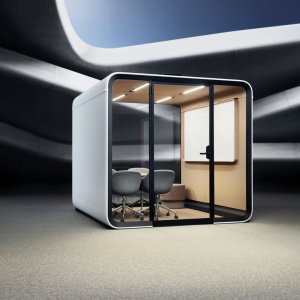 Eigene Stühle am Tisch des Framery Six