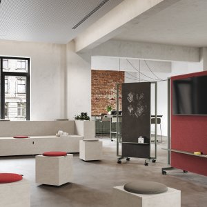 Be.1 Rollcontainer unter der Platte