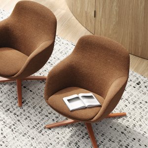 Dreiplatz-Pouf der Kollektion Radar