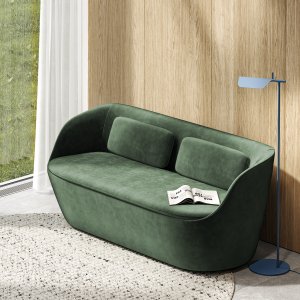 Quadratisches Pouf-Modul der Kollektion Radar