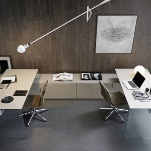 Chefschreibtisch Air Desk, Design Pinuccio Borgonovo