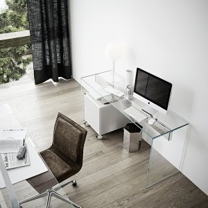 Air Desk 1 auf dem Stauraumsystem Air Unit