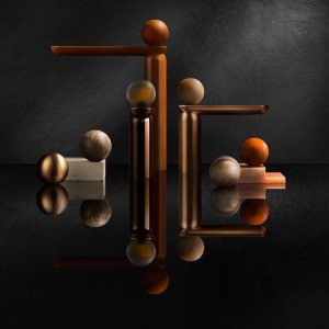 Thermostat-Wandmischer Perle von Gessi
