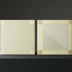 Wohnzimmer mit Homage-to-the-Square-Wand