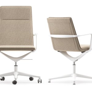Horizontale Rippung im Bezug der Valea Chair