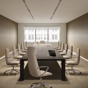 Nähte entlang der Lehne eines Klivia von Kastel in Nahaufnahme