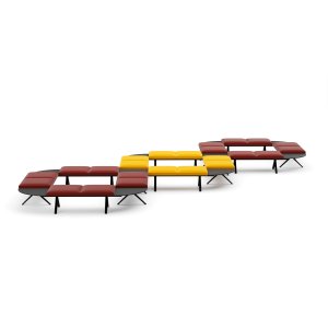 Eckmodul des Kiik Sofas im 90-Grad-Winkel