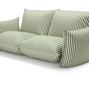 Zu einem durchgehenden Sofa verbundene Brezza Relax Module