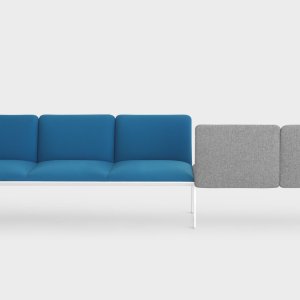 ADD LOUNGE Sessel mit verschlankten Profilen