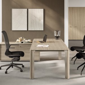 In die Plattenkante eingelassene 6-mm-T-Modanatur in Inox Grey bei Iulio