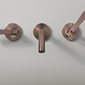 Lutezia von Cea Design, Thermostatgruppe für den Wannenrand