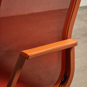 Seitlicher Ledereinsatz am Netz des Nulite